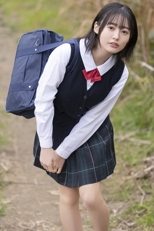 Miu Shirahama 白濱美兎, 漫画アクションデジタル写真集 「Pure White」 Set.03